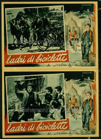 BICYCLE THIEF Italian photobusta '48