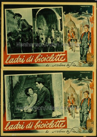 BICYCLE THIEF Italian photobusta '48