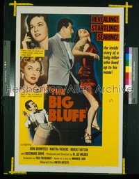 BIG BLUFF ('55) 1sh '55