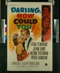 DARLING, HOW COULD YOU! 1sh '51