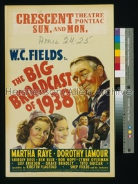 BIG BROADCAST OF 1938 WC '38