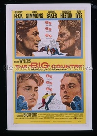 BIG COUNTRY 1sh '58