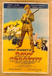 DAVY CROCKETT, KING OF THE WILD FRONTIER 40x60 '55