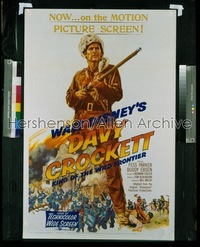 DAVY CROCKETT, KING OF THE WILD FRONTIER 1sh '55