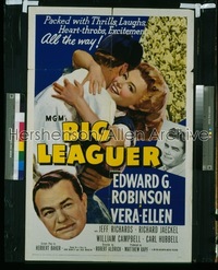 BIG LEAGUER 1sh '53