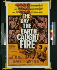 DAY THE EARTH CAUGHT FIRE 1sh '61