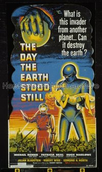 DAY THE EARTH STOOD STILL ('51) standee '51