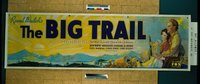 BIG TRAIL ('30 US) cloth banner '30