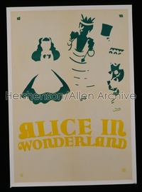 ALICE IN WONDERLAND ('33) 1sh '33