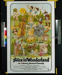 ALICE IN WONDERLAND ('76) 1sh '76