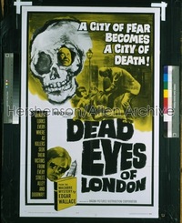 DEAD EYES OF LONDON 1sh '61