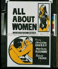 ALL ABOUT WOMEN ('69) Canadian 1sh '69