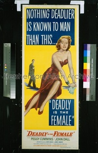 DEADLY IS THE FEMALE insert '50