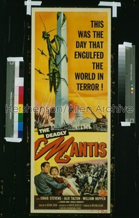 DEADLY MANTIS ('57) insert '57