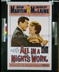 ALL IN A NIGHT'S WORK 1sh '61