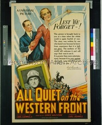 ALL QUIET ON THE WESTERN FRONT ('30) 1sh R34