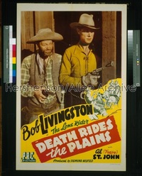 DEATH RIDES THE PLAINS 1sh '43