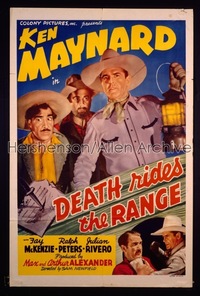 DEATH RIDES THE RANGE 1sh '40