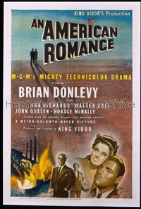 AMERICAN ROMANCE 1sh '44