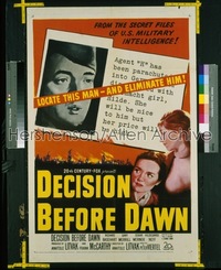 DECISION BEFORE DAWN 1sh '51