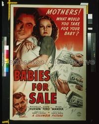 BABIES FOR SALE 1sh '40