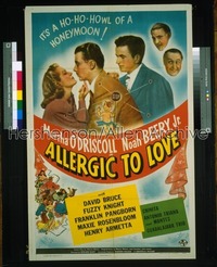 ALLERGIC TO LOVE 1sh '44