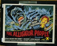 ALLIGATOR PEOPLE British quad '59