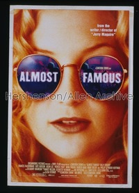 ALMOST FAMOUS 1sh '00