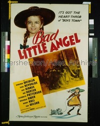 BAD LITTLE ANGEL 1sh '39