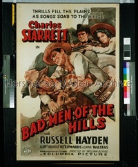 BAD MEN OF THE HILLS 1sh '42