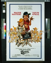 BAD NEWS BEARS ('76) 1sh '76