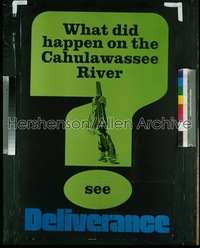 DELIVERANCE ('72) 1sh '72