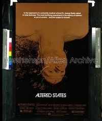 ALTERED STATES 1sh '80