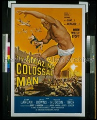 AMAZING COLOSSAL MAN 1sh '57