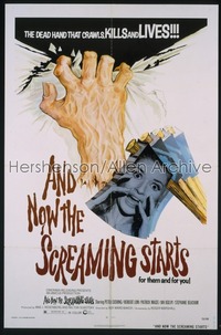 AND NOW THE SCREAMING STARTS 1sh '73