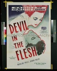 DEVIL IN THE FLESH ('47) 1sh '47