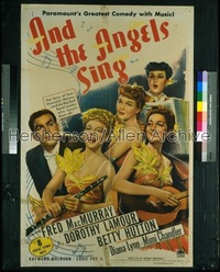 AND THE ANGELS SING 1sh '44