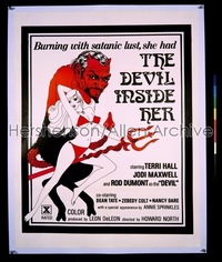 DEVIL INSIDE HER 1sh '77