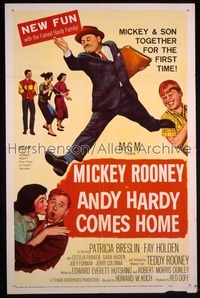 ANDY HARDY COMES HOME 1sh '58