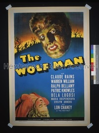 WOLF MAN ('41) 1sh '41