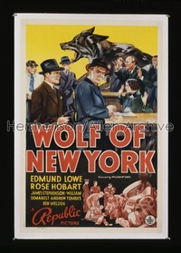 WOLF OF NEW YORK 1sh '40