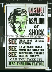 ASYLUM OF SHOCK 1sh '50s