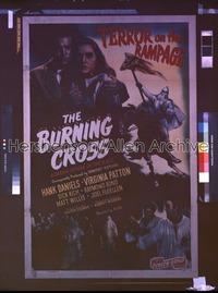 BURNING CROSS 1sh '47