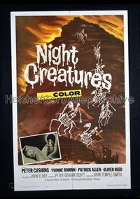 NIGHT CREATURES 1sh '62