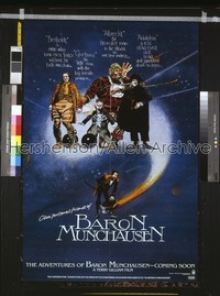 ADVENTURES OF BARON MUNCHAUSEN ('89) 1sh '88