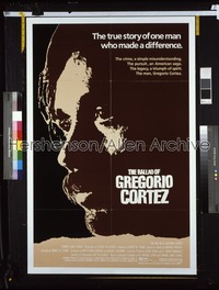 BALLAD OF GREGORIO CORTEZ 1sh '83