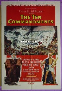 TEN COMMANDMENTS ('56) 1sheet