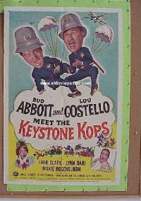 ABBOTT & COSTELLO MEET THE KEYSTONE KOPS 1sheet