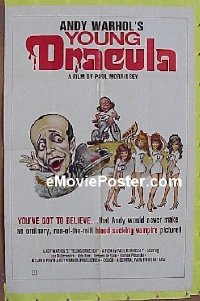 #363 ANDY WARHOL'S YOUNG DRACULA cartoon 1sh 