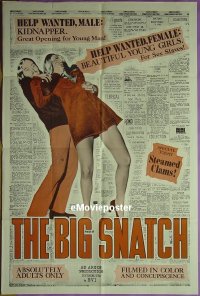 #674 BIG SNATCH 1sh '60s classified sex! 